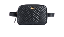 Marmont Belt Bag, Leather, Black,523380,3